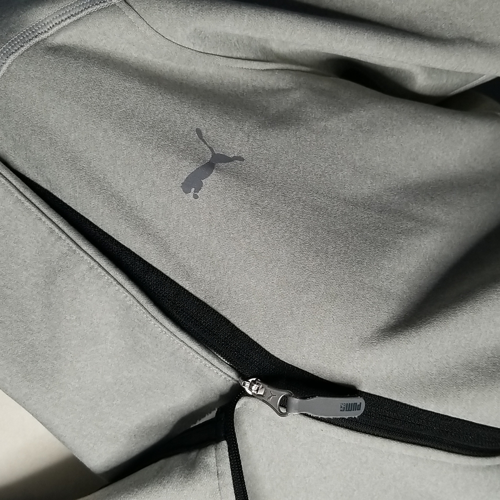 Puma Gray Women's Jacket Size M - Picture 4 of 8